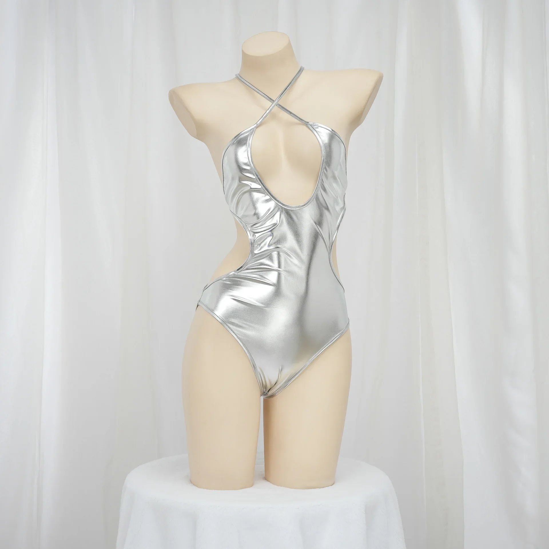 Anime sem costas bodysuit femi - Anime Cosplay Japanese Girl avaliação e preço