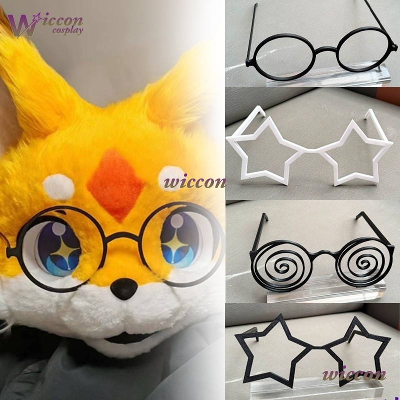 Ohayo 25cm óculos fursuit aces - Anime Cosplay Mask avaliação e preço
