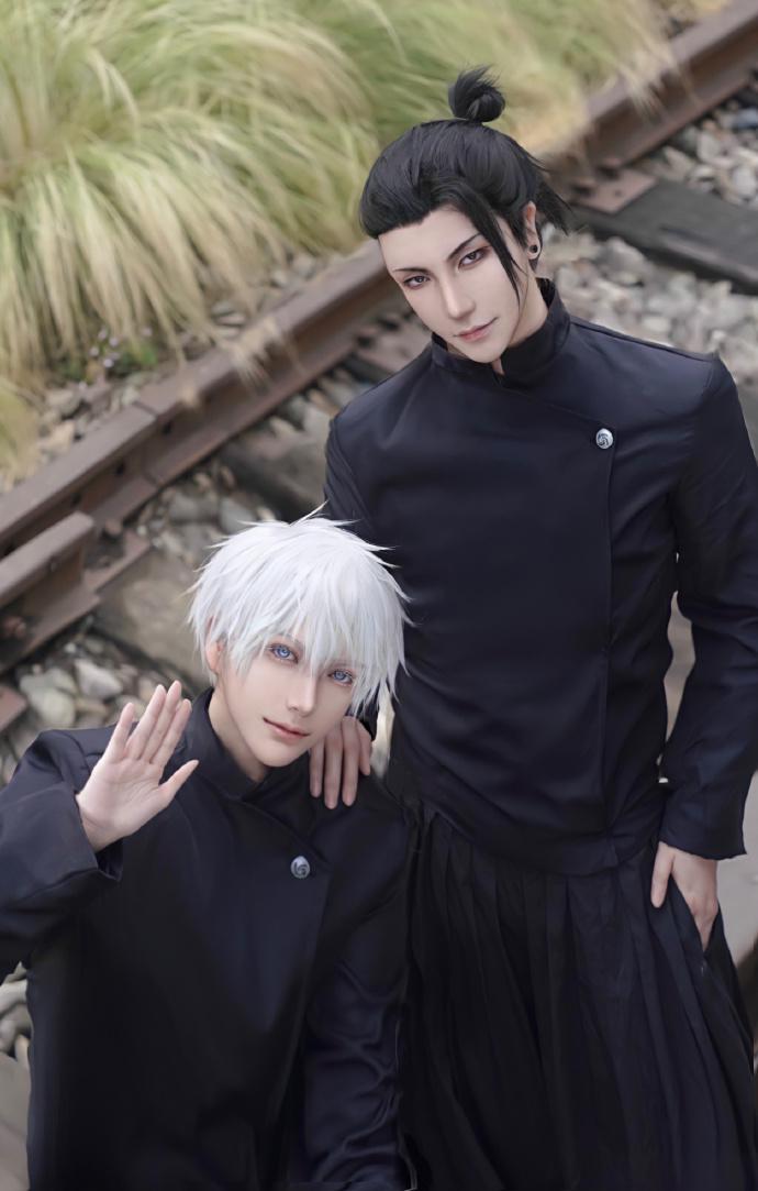 Cosplay de Geto Suguru, Anime  - Jujutsu Kaisen Uniform avaliação e preço