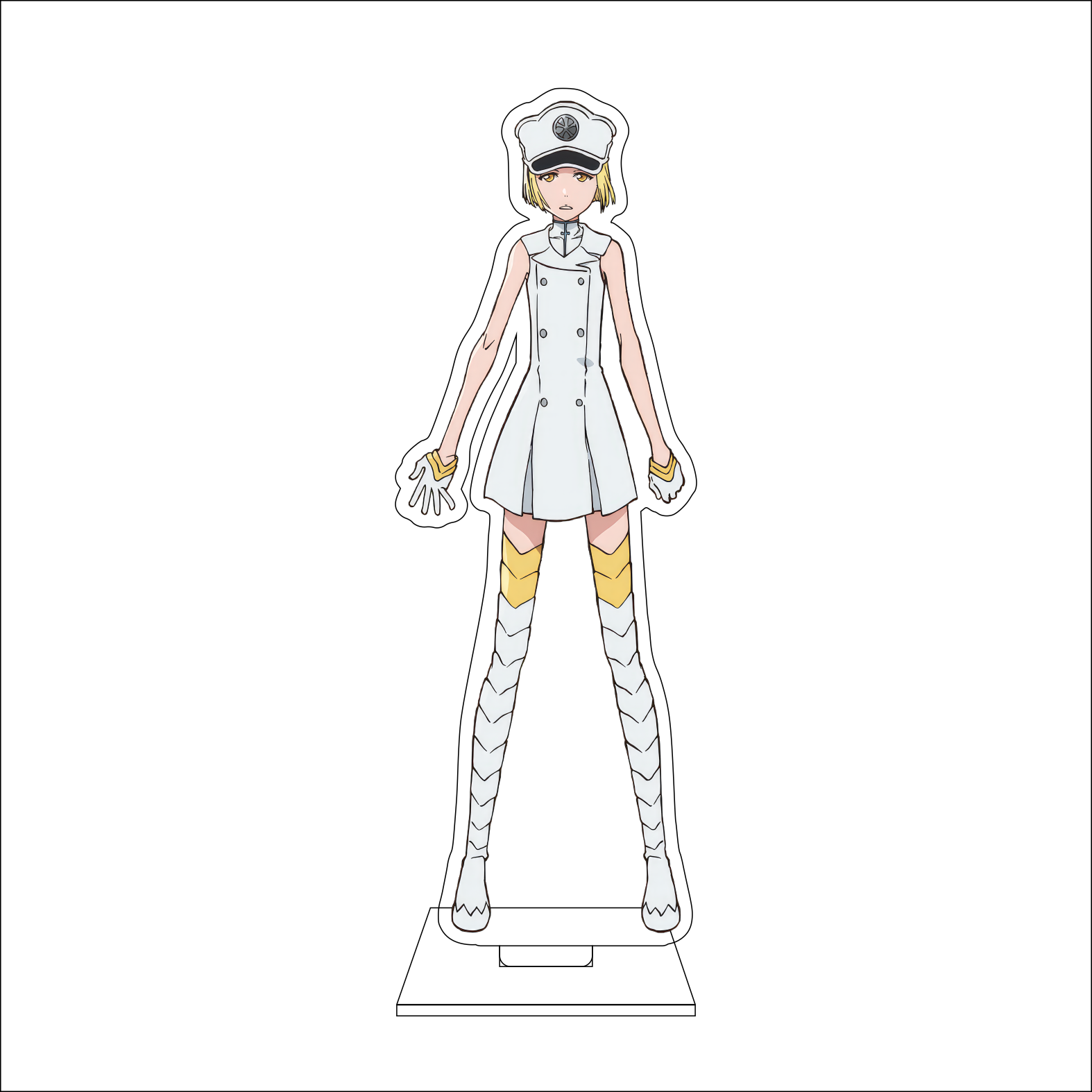 Figura de Acrílico de 16CM do  - Cosplay Anime Female Characters avaliação e preço