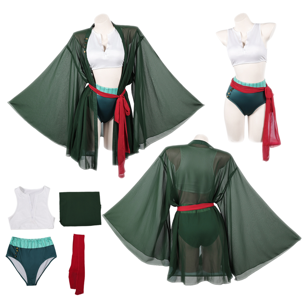 Fantasia de Cosplay do Pirata  - Anime Zoro Cosplay Female avaliação e preço