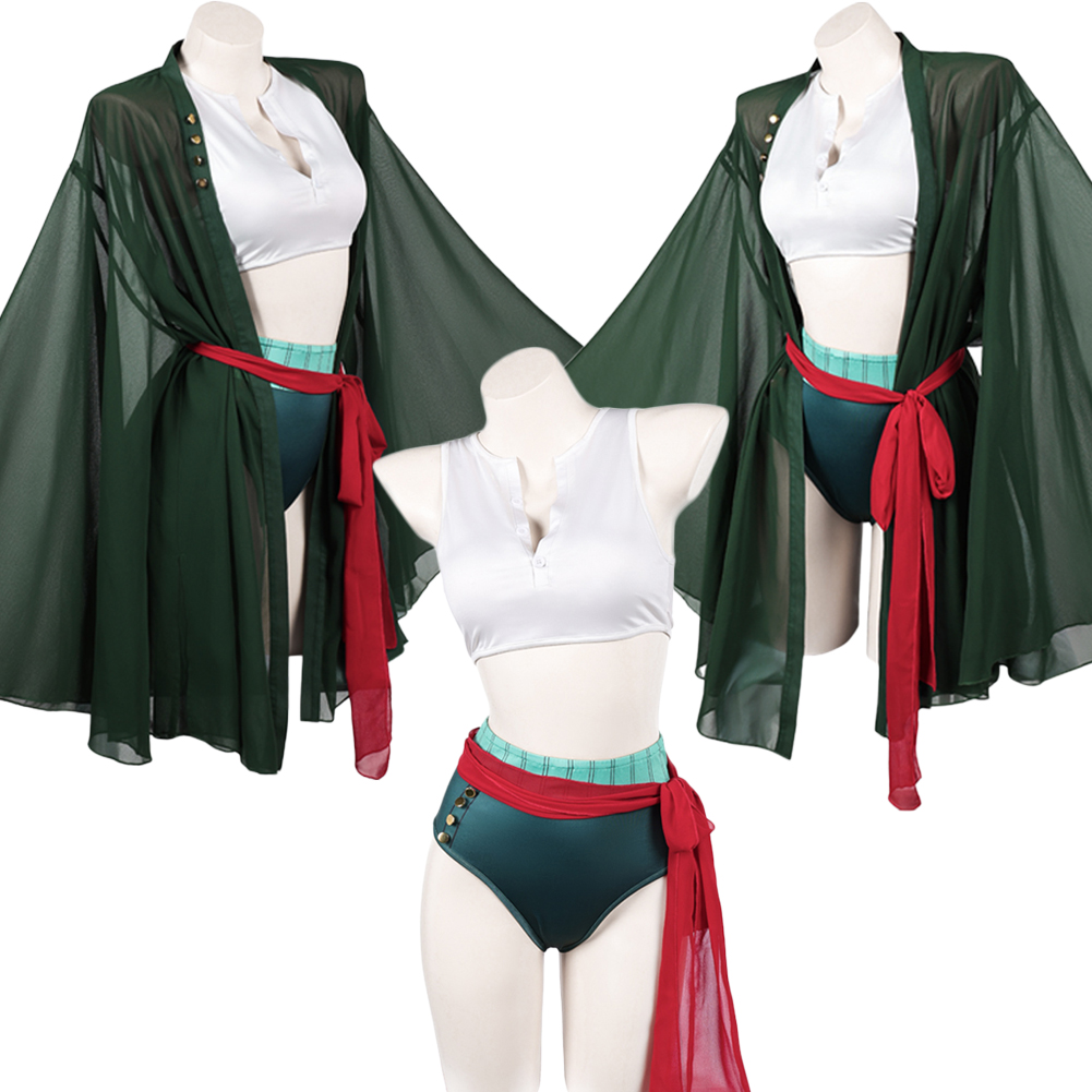 Fantasia de Cosplay do Pirata  - Anime Zoro Cosplay Female avaliação e preço